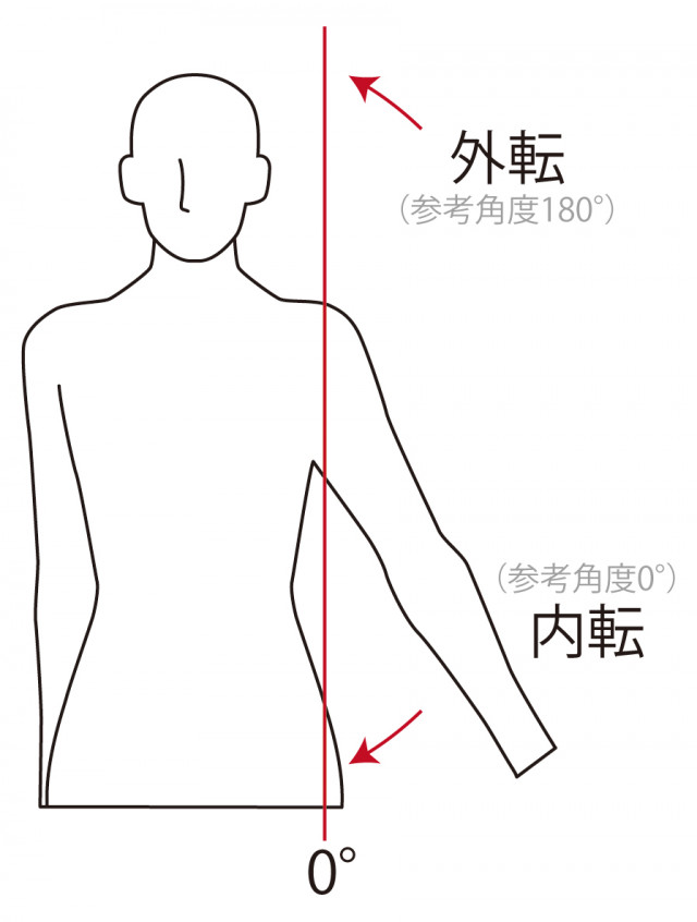 五十肩　四十肩　外転　内転