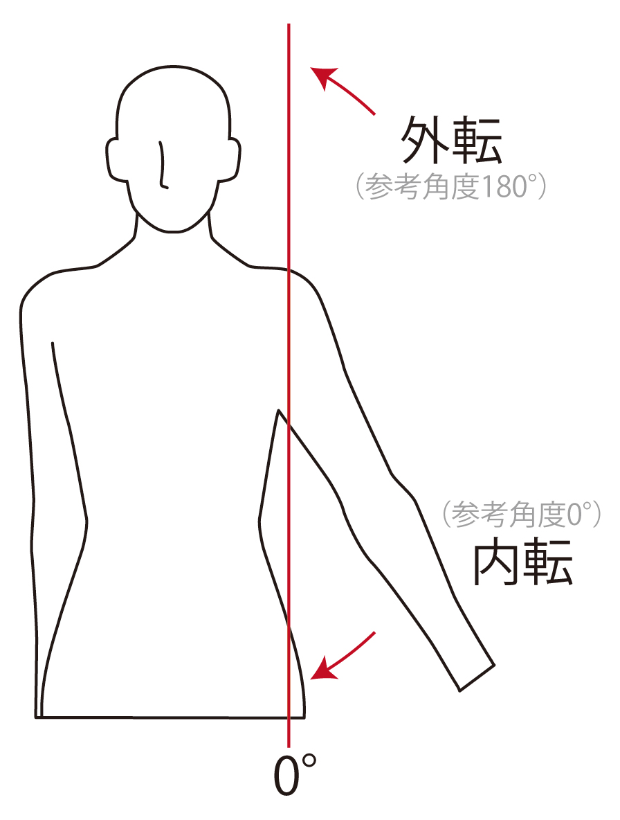 五十肩　四十肩　外転　内転